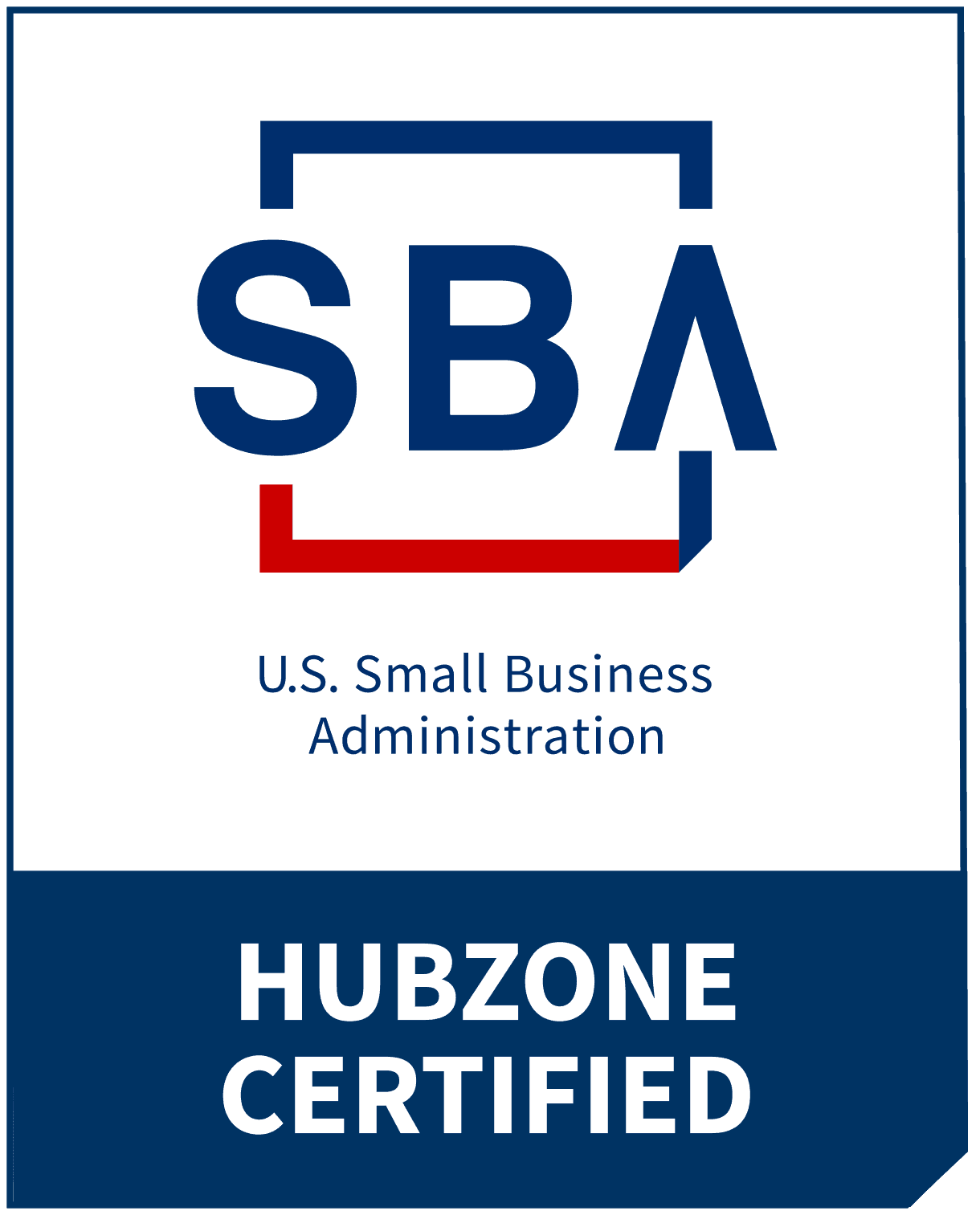 SBA HUBZone Certified badge